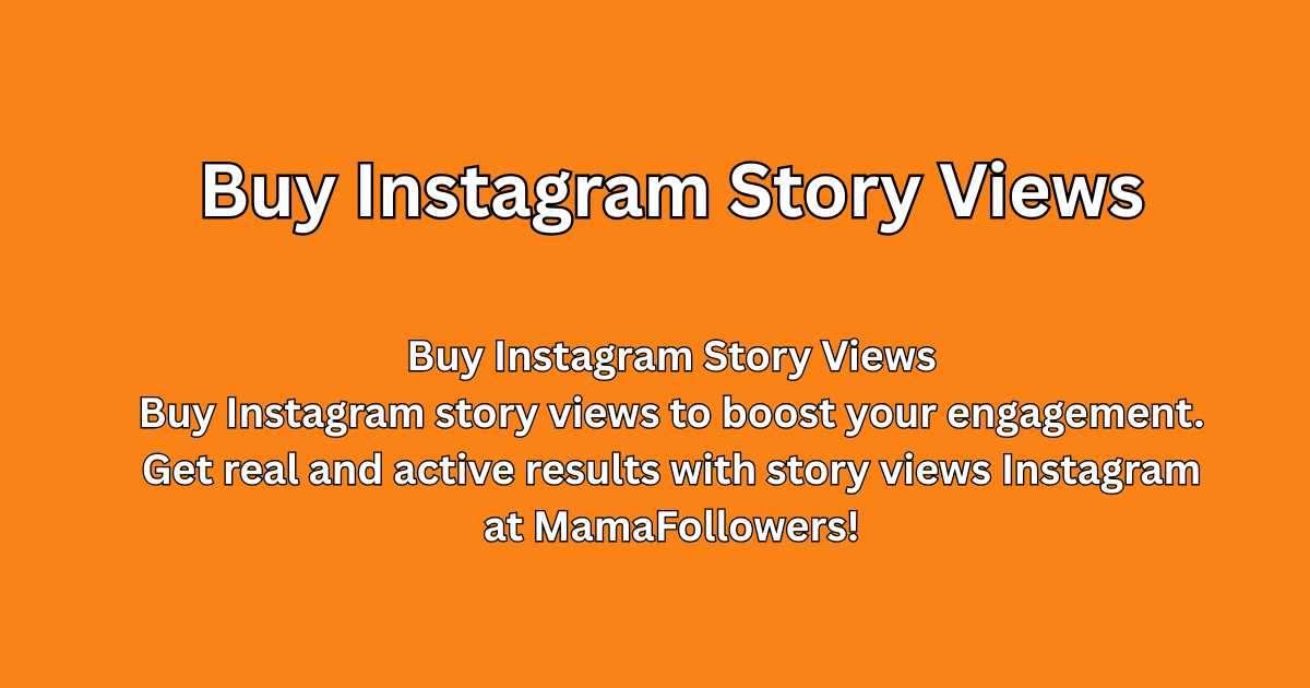 Buy Instagram Story
